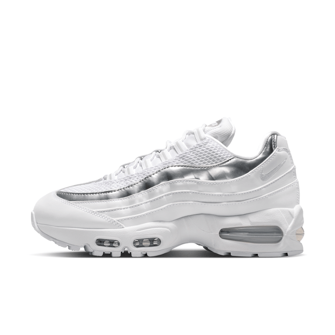 Nike Air Max 95 SE 'White & Metallic Silver'