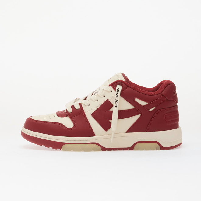 Off-White M-Out Of Office Calf Lea-002 Off White - Coral Red 