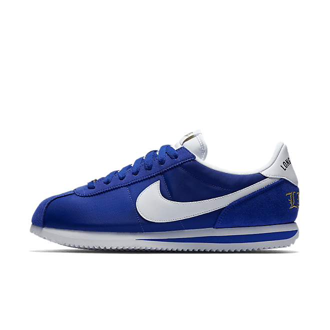 Nike Cortez Basic Nylon Prem "Long Beach" (Old Royal/White-Metallic Gold)