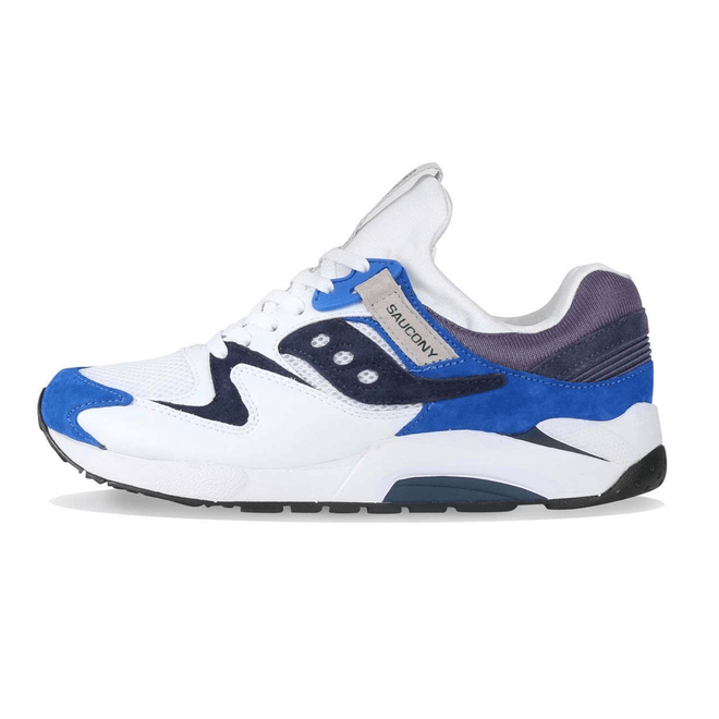 Saucony Grid 9000 White Blue S70439-1 The Drop Date