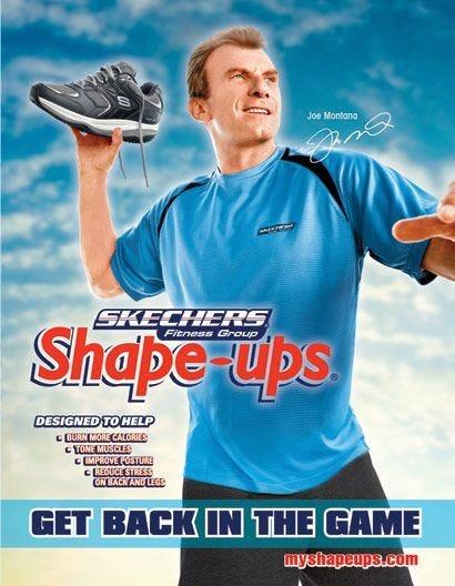 joe montana skechers poster