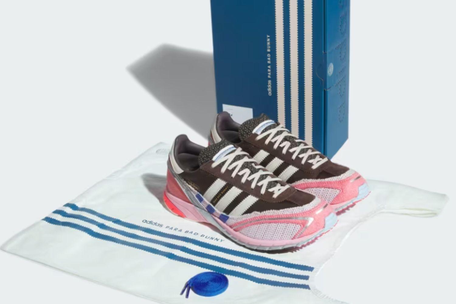 Release Reminder & Rundown: Bad Bunny x adidas Adizero SL72 'Brown & Pink'