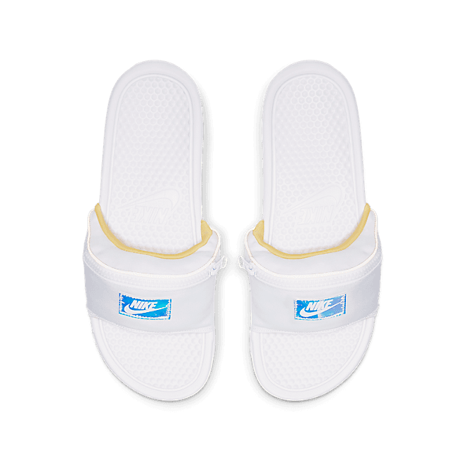Nike Benassi JDI Fanny Pack White Topaz Gold