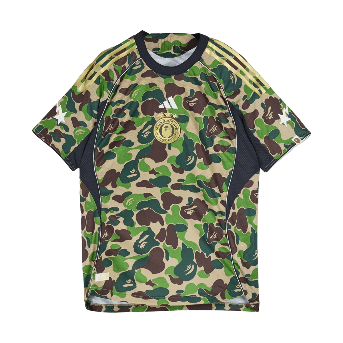 BAPE x adidas Football Jersey 'Green Camo'