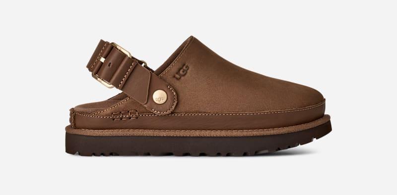 UGG® Goldenstar Villa Clog 'Dark Chestnut'