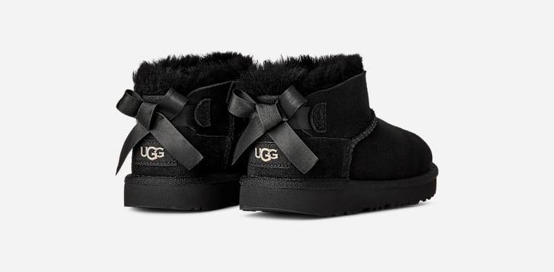 UGG® Ultra Mini Bailey Bow Boot 'Black'