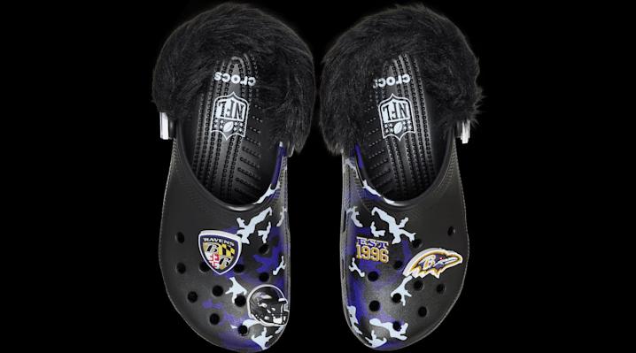 Crocs NFL Baltimore Ravens Classic Clogs 'Multi'