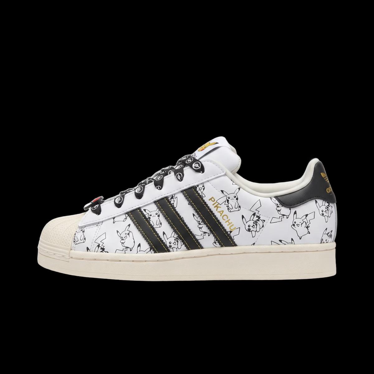 Pokémon x adidas Superstar II 'Pikachu White'