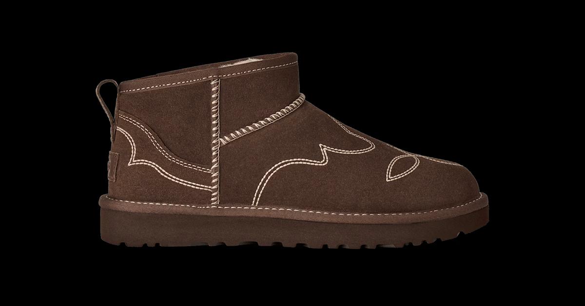 UGG® Classic Ultra Mini Western Boot 'Burnt Cedar'