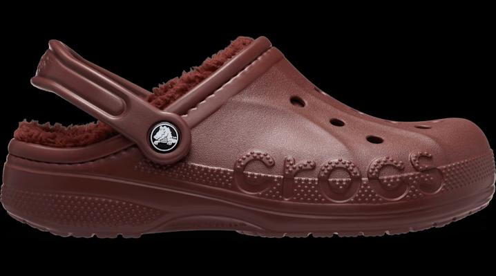 Crocs Baya Lined Clogs 'Dark Clay'