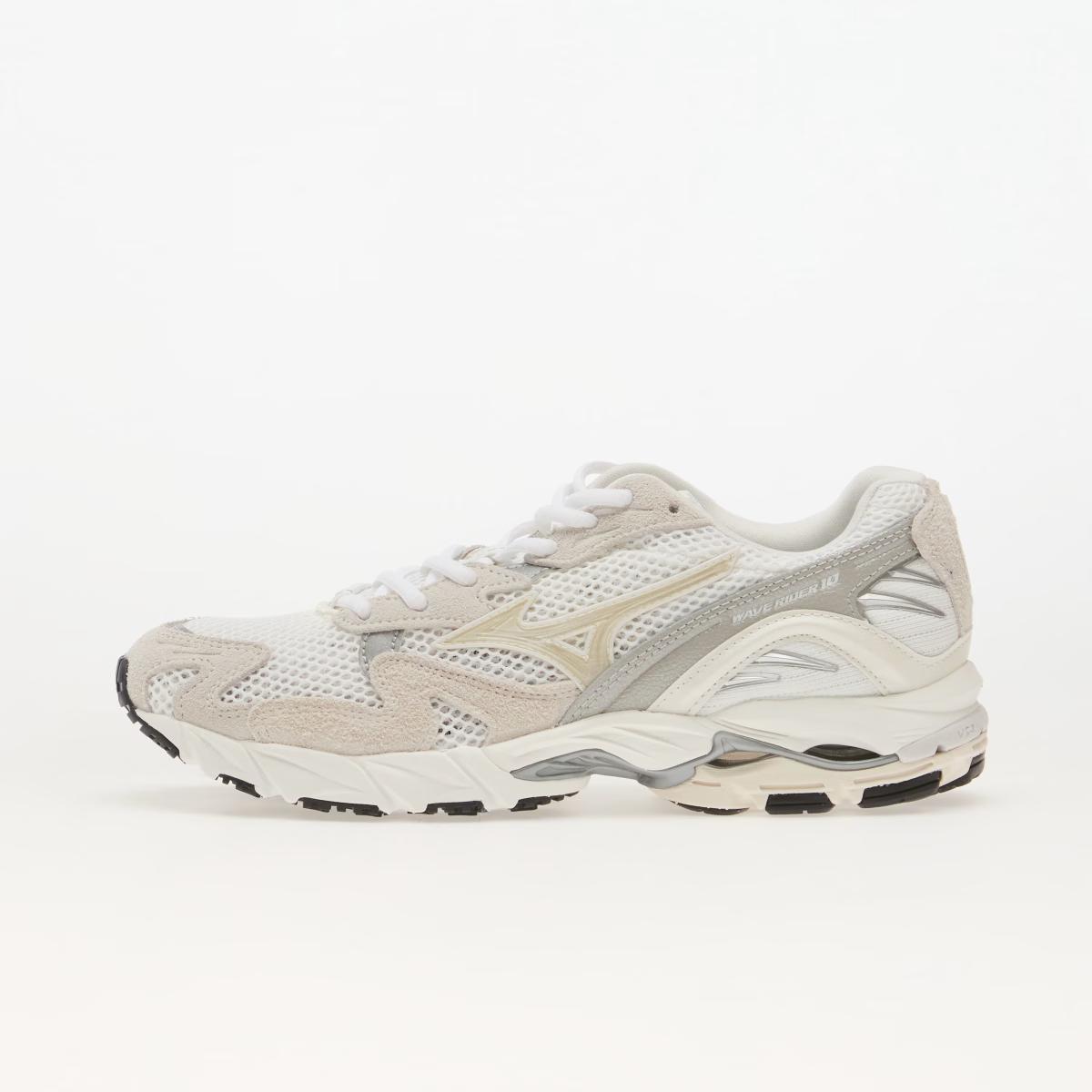 Mizuno Wave Rider 10 Suede GF White