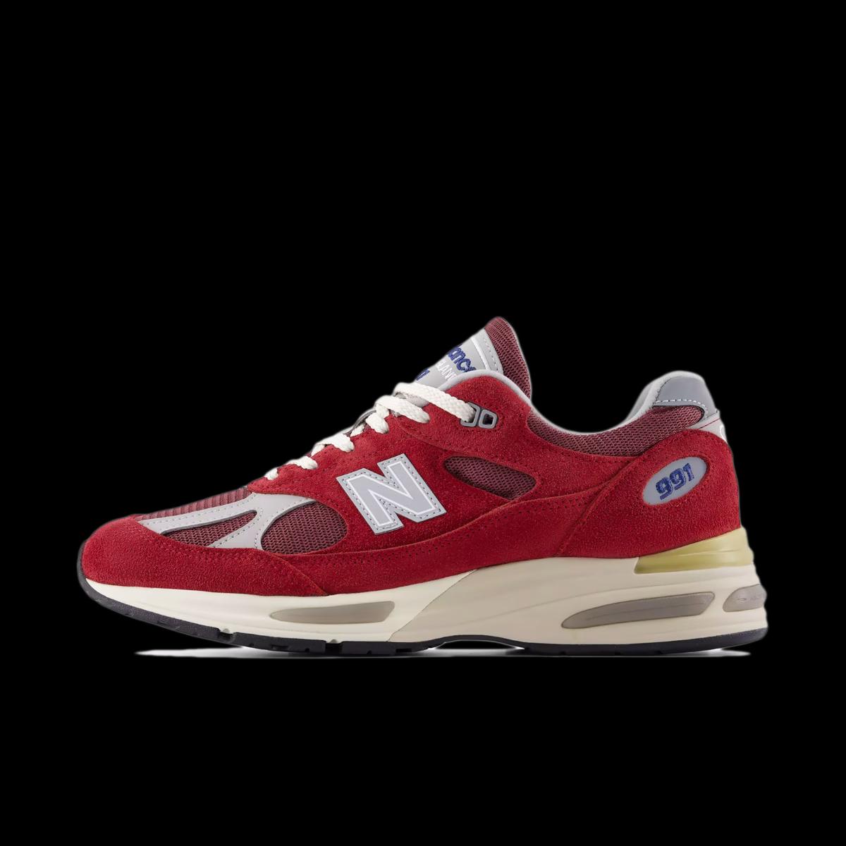New Balance 991v2 Made in UK 'Karanda Red' - Vintage Sports Pack