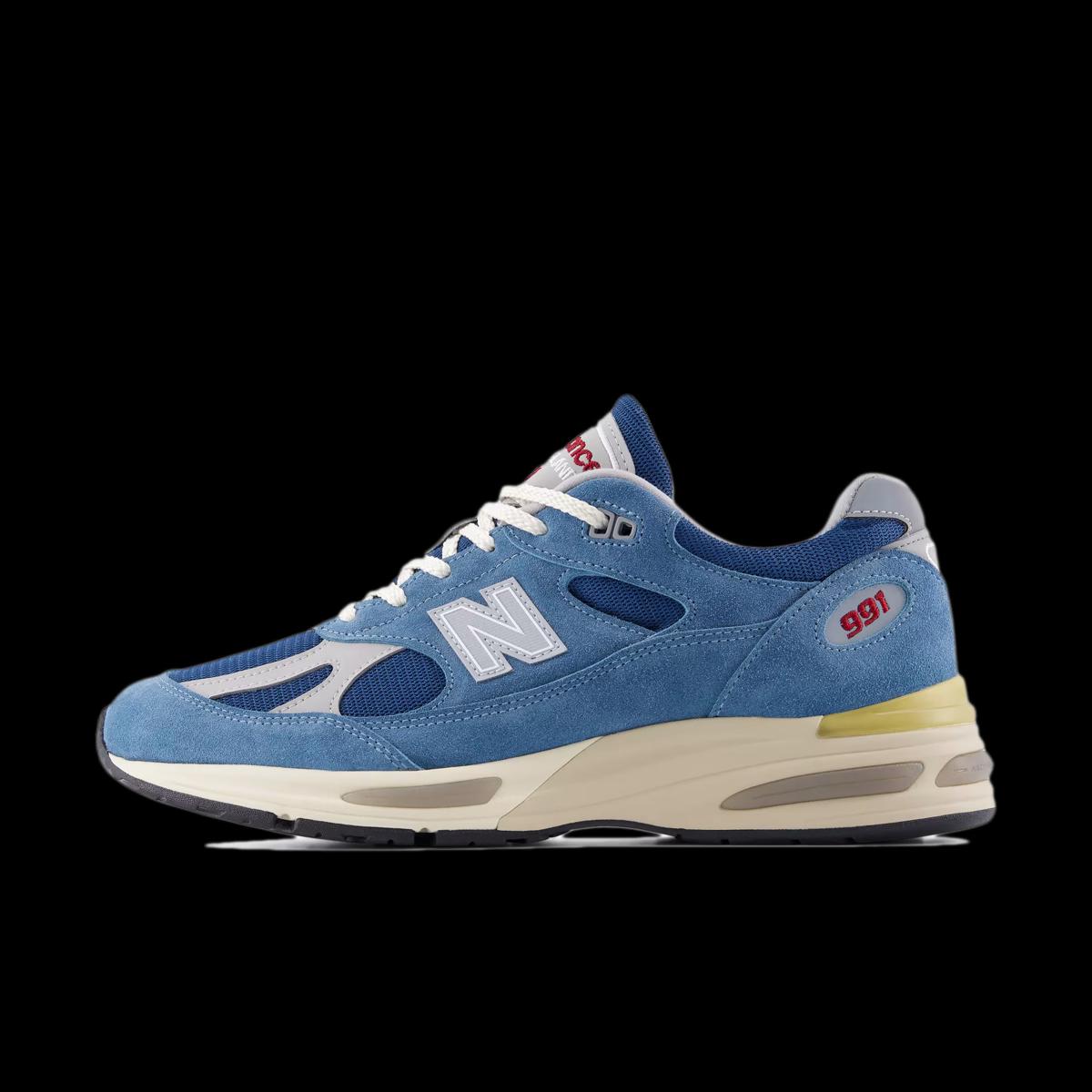 New Balance 991v2 Made in UK 'Bluesteel' - Vintage Sports Pack