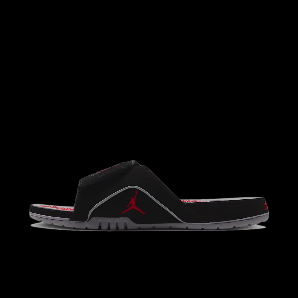 Jordan Hydro 4 Retro Slides 'Black Cement'