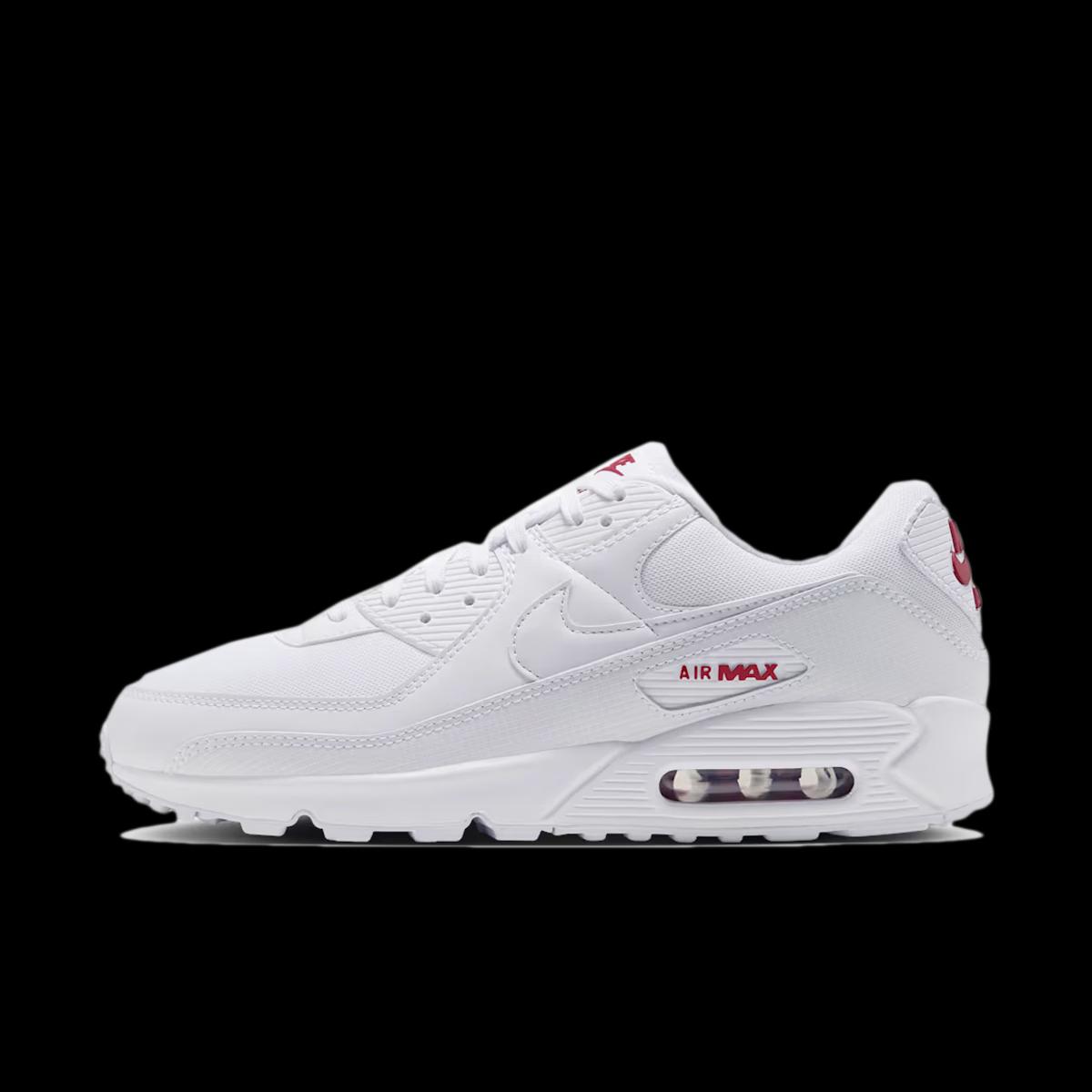 Nike Air Max 90 'White & Tough Red'