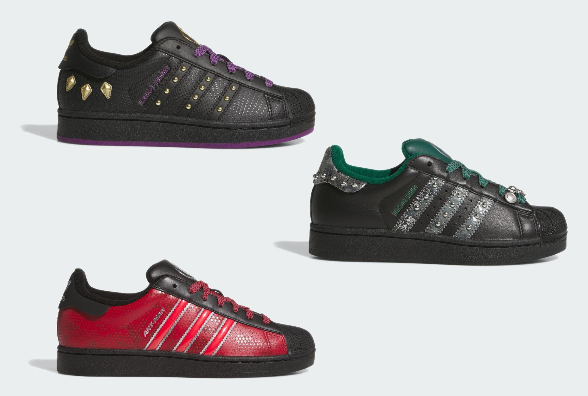 Marvel Assembles Dr. Doom, Shuri and Ant-Man on the adidas Superstar