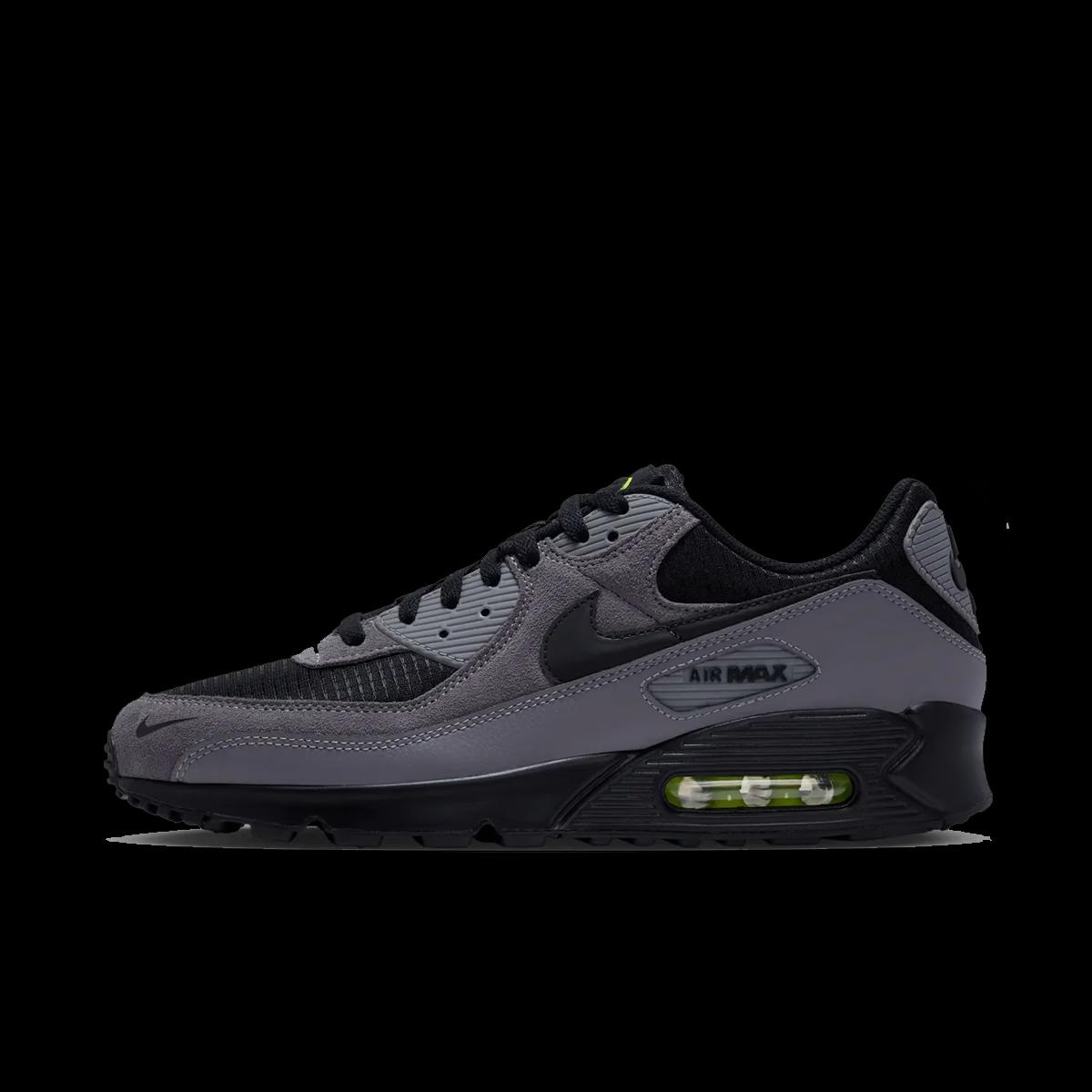Nike Air Max 90 'Black Volt Flat Pewter'