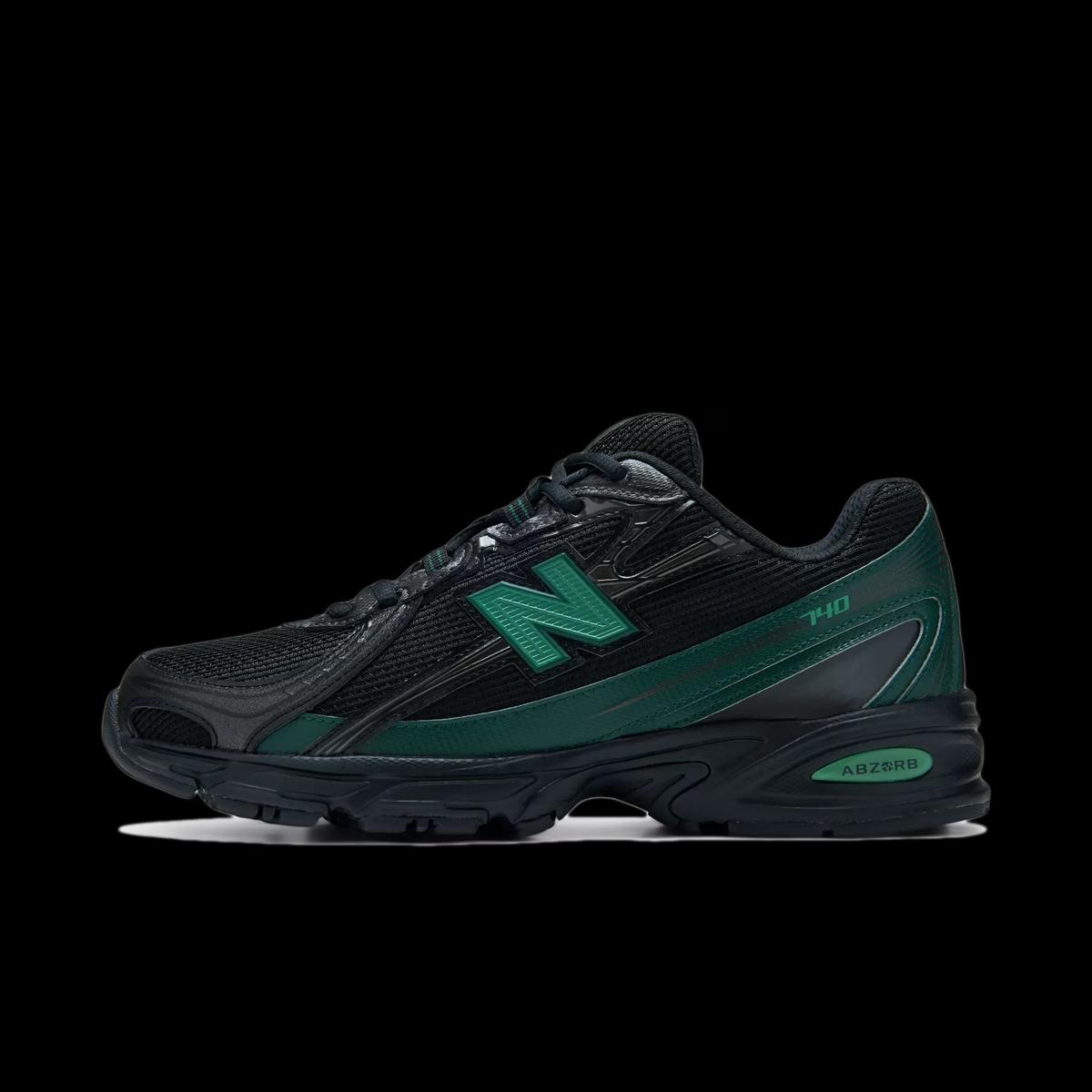 New Balance 740 'Black & Nordic Green'