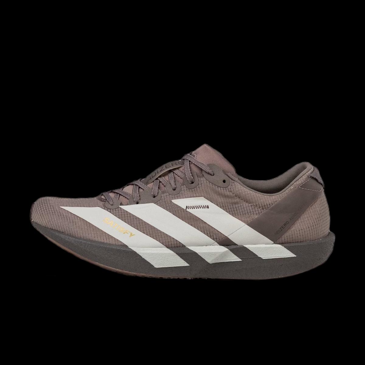 Satisfy x adidas Adizero Adios 'Earth & Charcoal'