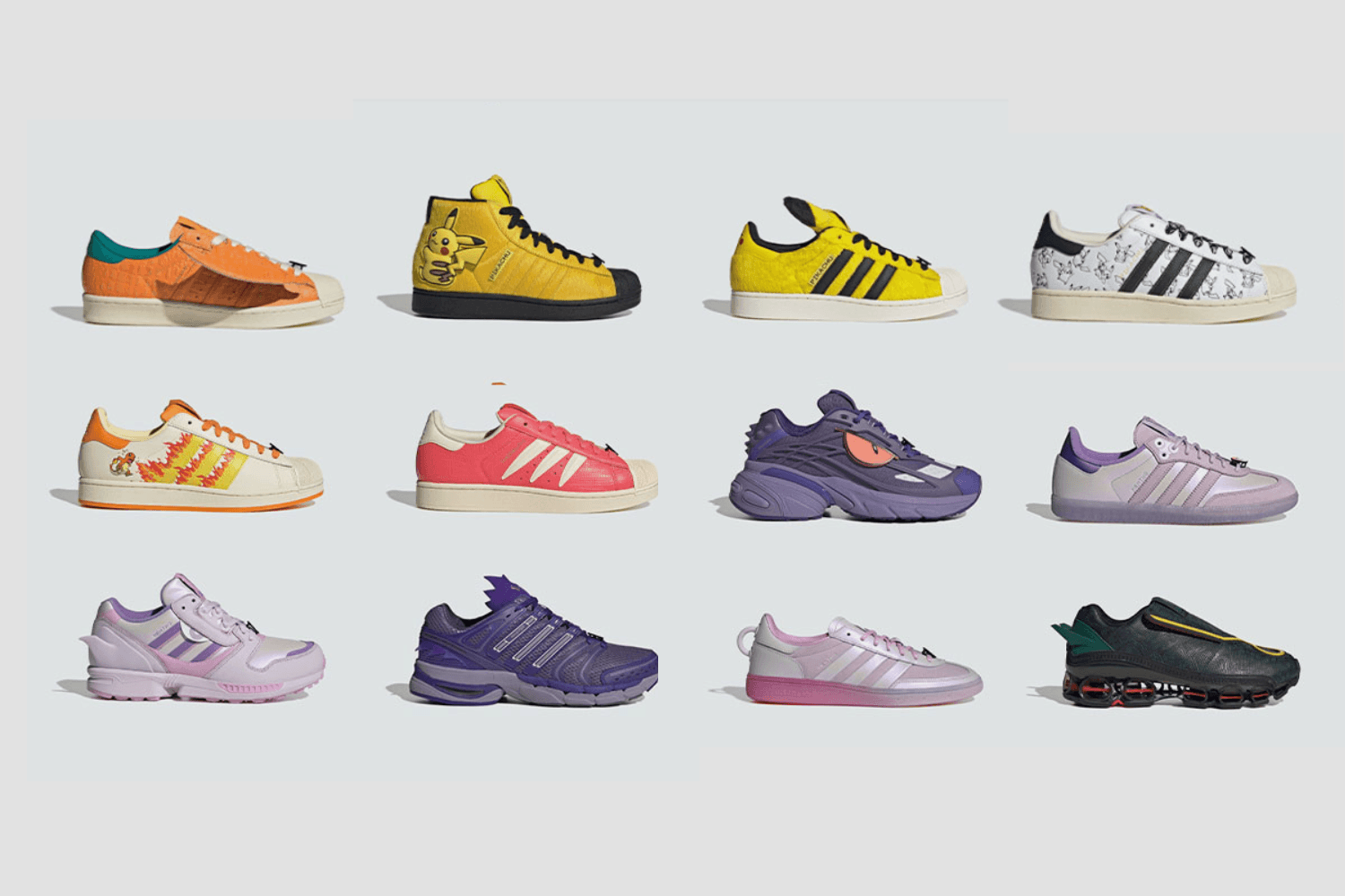 Gotta Catch ’Em All: Pokémon and adidas Celebrate 30th Anniversary with Massive Sneaker Collection