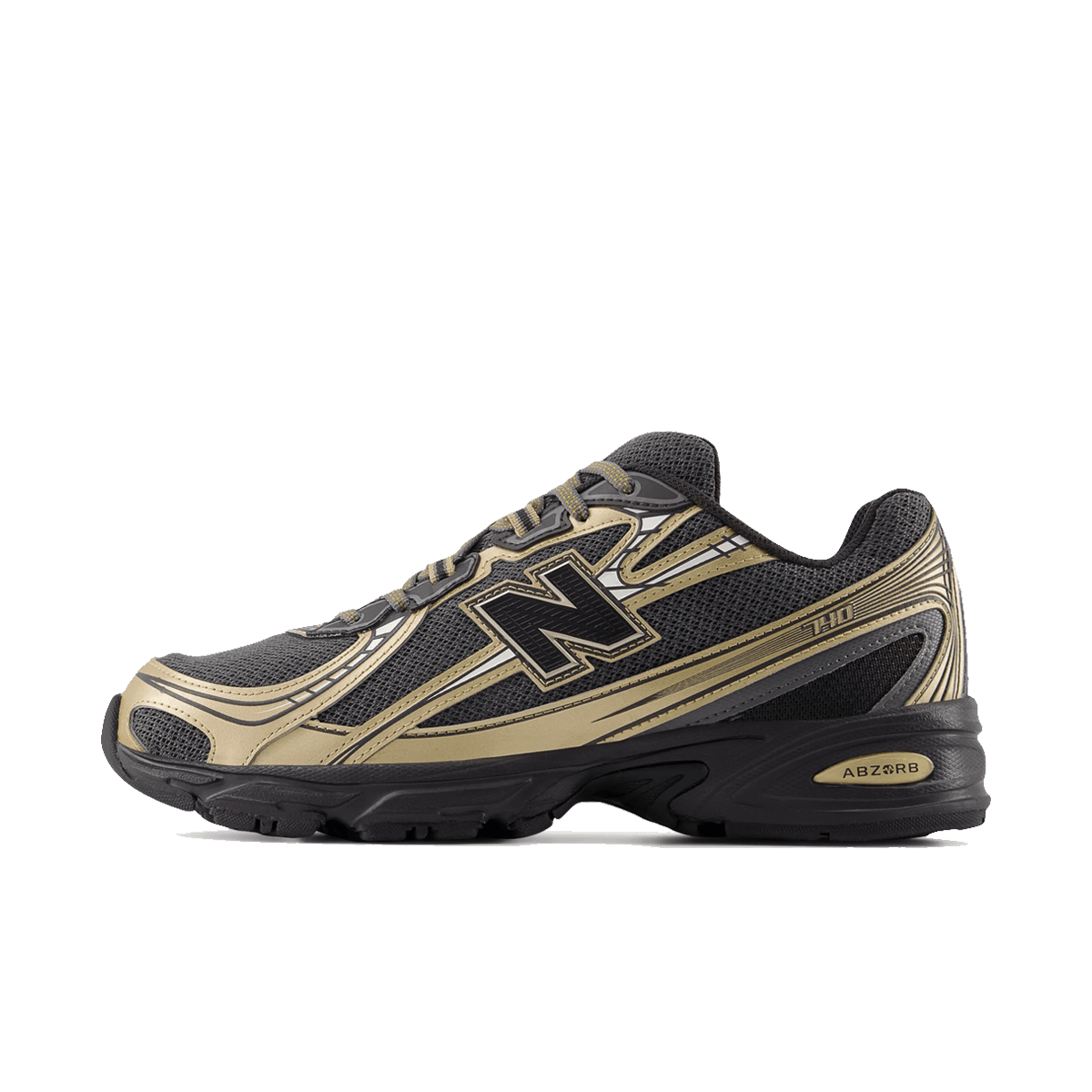 New Balance 740 'Black & Gold Metallic'
