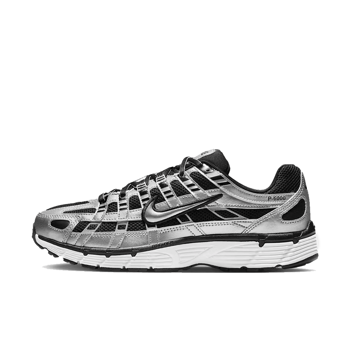 Nike P-6000 WMNS 'Black & Metallic Silver'