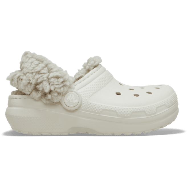 Crocs Classic Fleece Lined Clogs Kinder Summit White