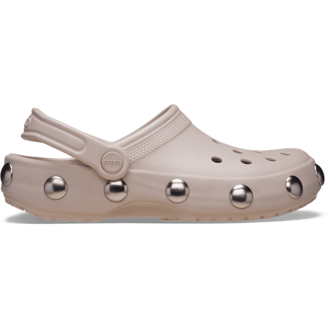 Crocs Classic Big Studded Clogs Cocoa Crème