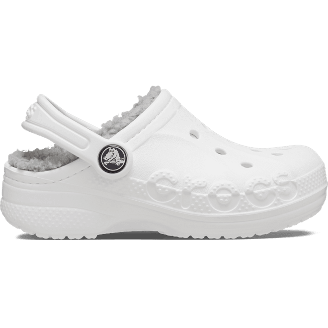 Crocs Baya Lined ClogsKinder White / Light Grey