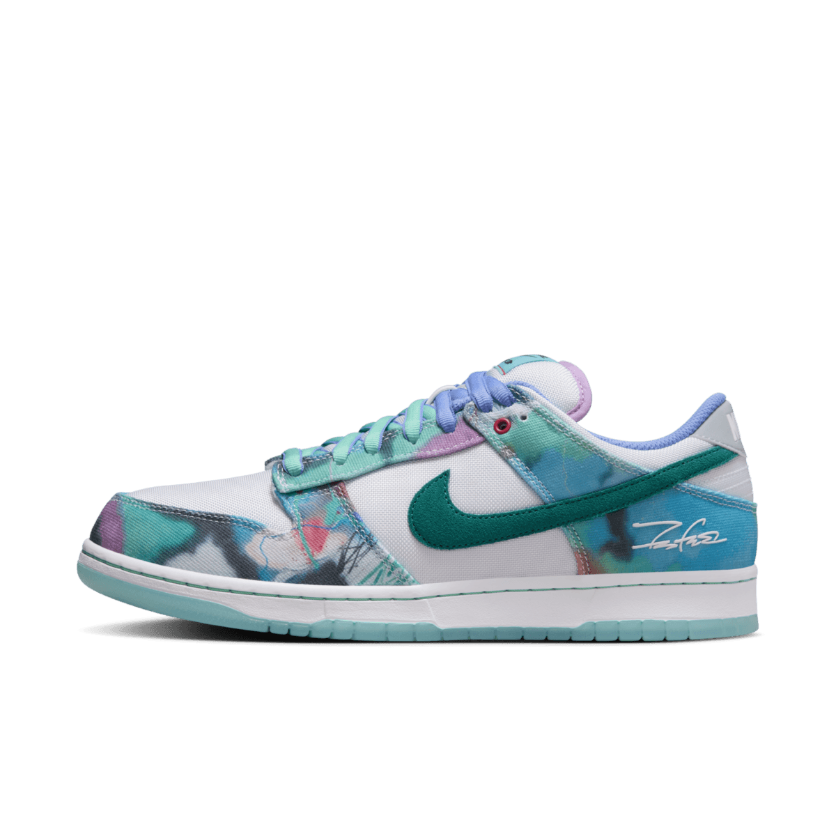 Futura x Nike SB Dunk Low 'Bleached Aqua'