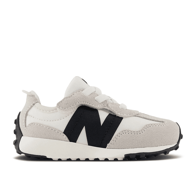 New Balance 327 New-B Hook & Loop Toddler 'Silver Birch Black'