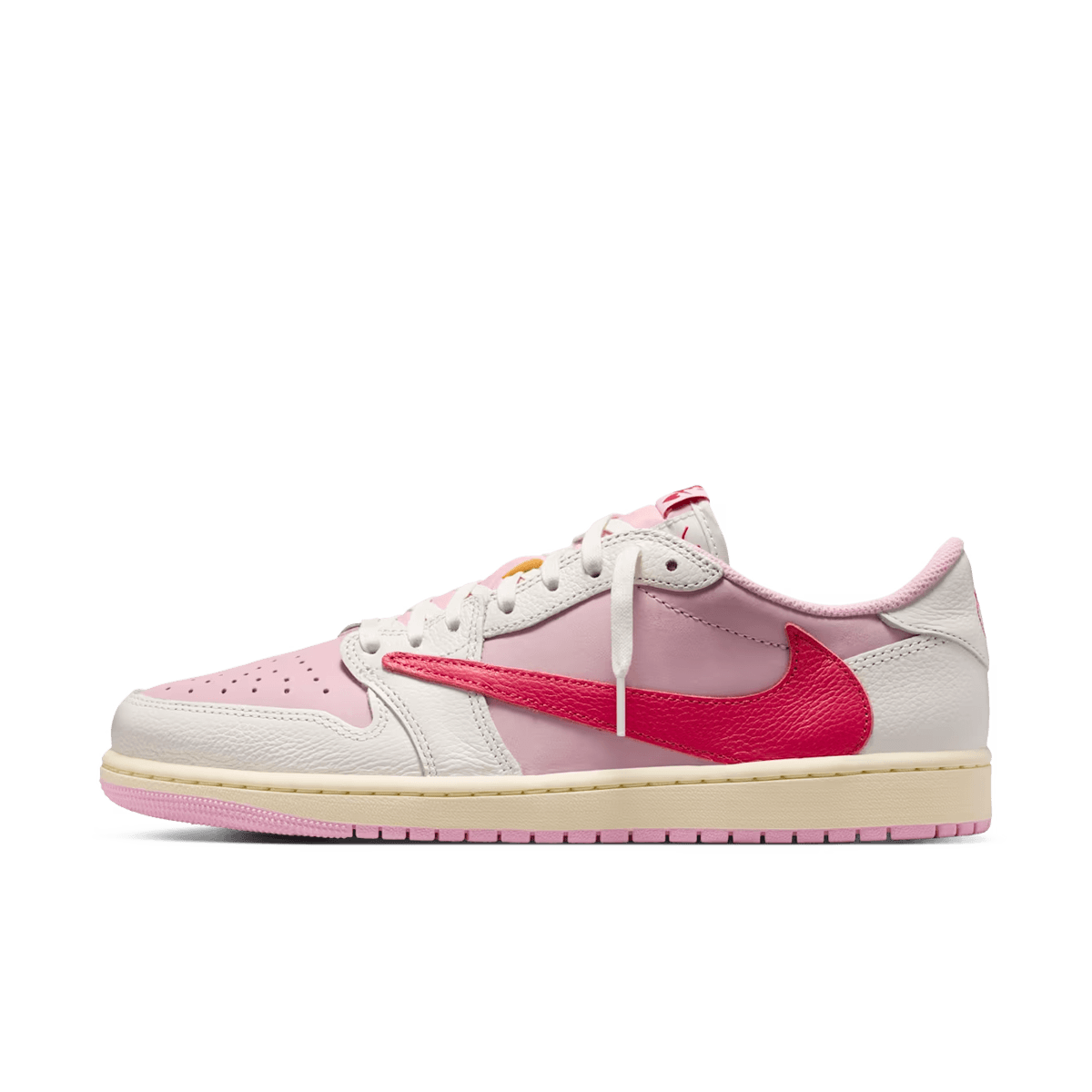 Travis Scott x Air Jordan 1 Low OG 'Sail & Shy Pink' - Pink Pack