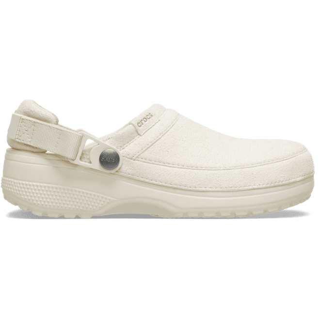 Crocs Classic Crafted Vegan Suede Clogs Summit White