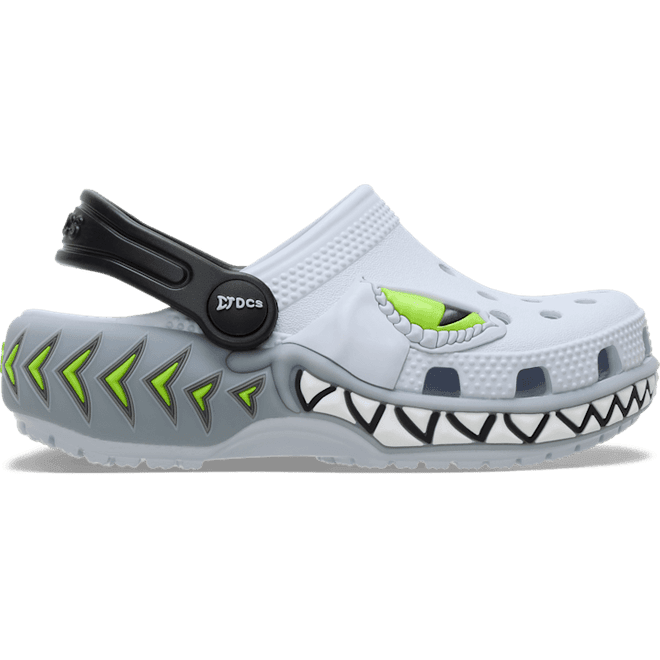 Crocs Toddlers Classic Creature Lights Clogs Kinder Steel