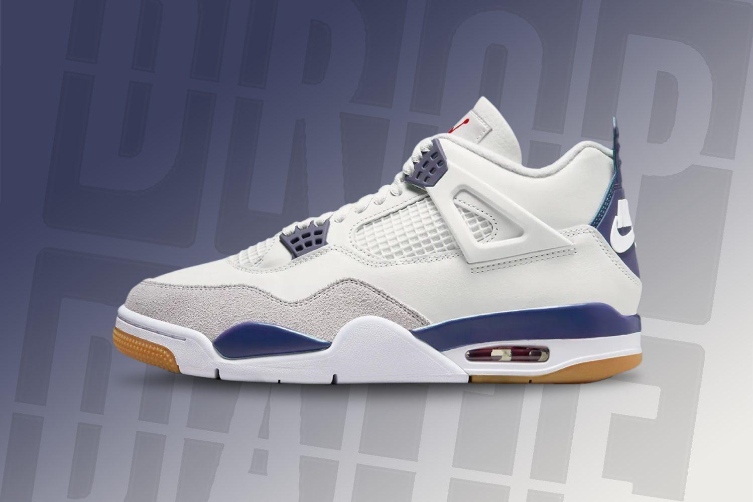 Nike SB x Air Jordan 4 'White/Navy' Coming in March 2025