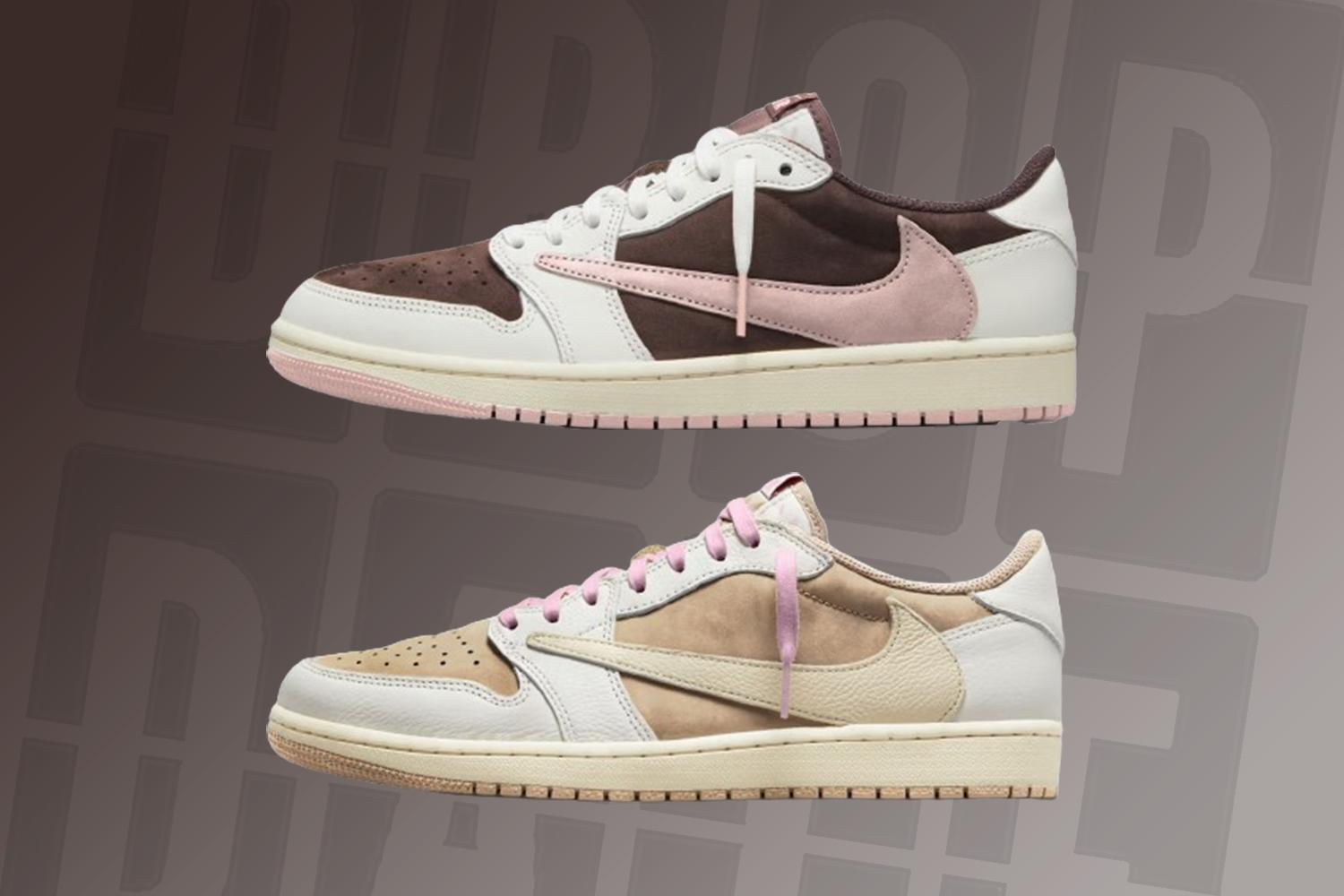 Travis Scott's Air Jordan 1 Low 'Pink Pack' Set to Drop in 2025