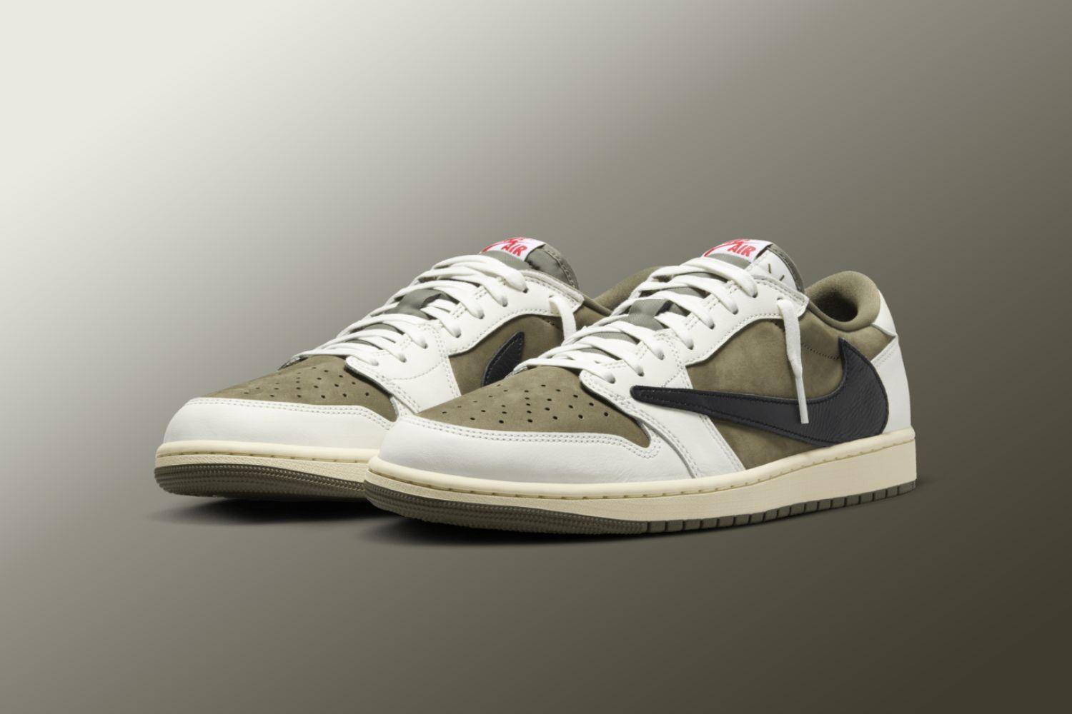 Travis Scott x Air Jordan 1 Low OG 'Medium Olive' Set For Autumn 2024