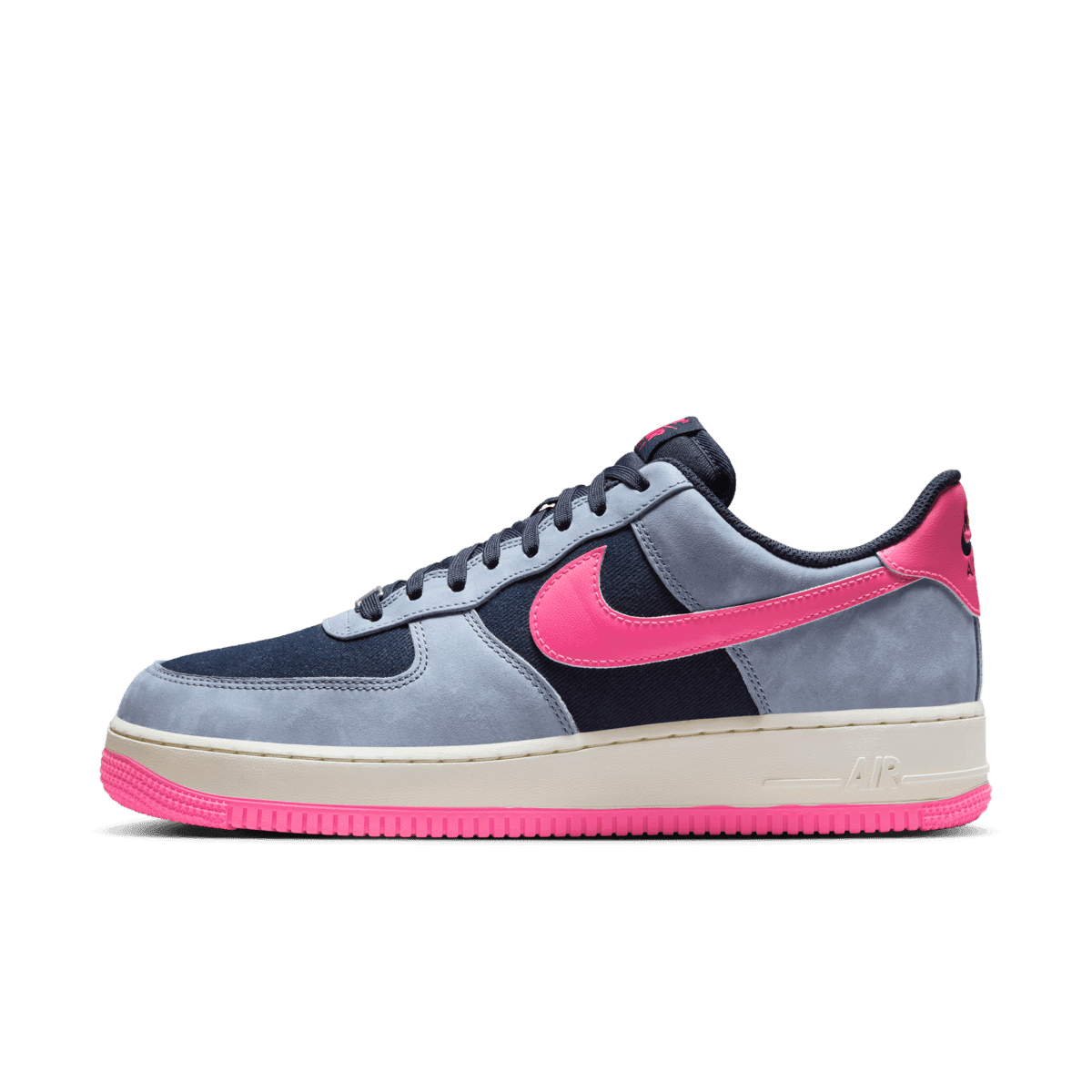 Nike Air Force '07 'Obisidian & Pink Blast'