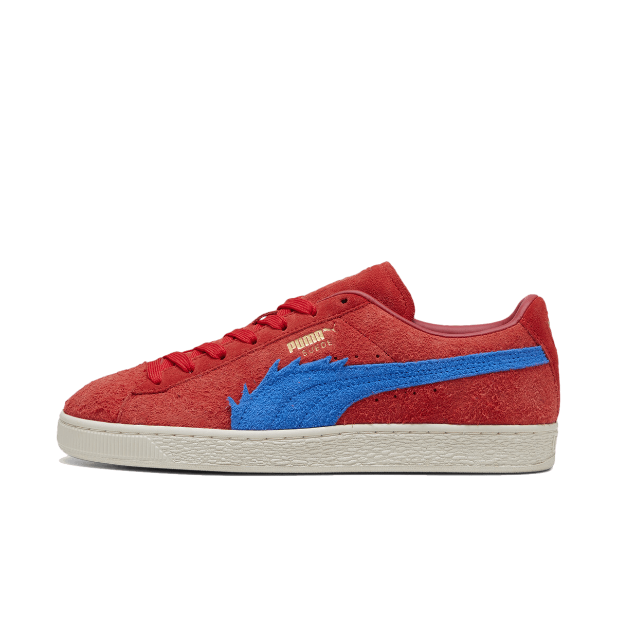 Red and sale blue puma suede