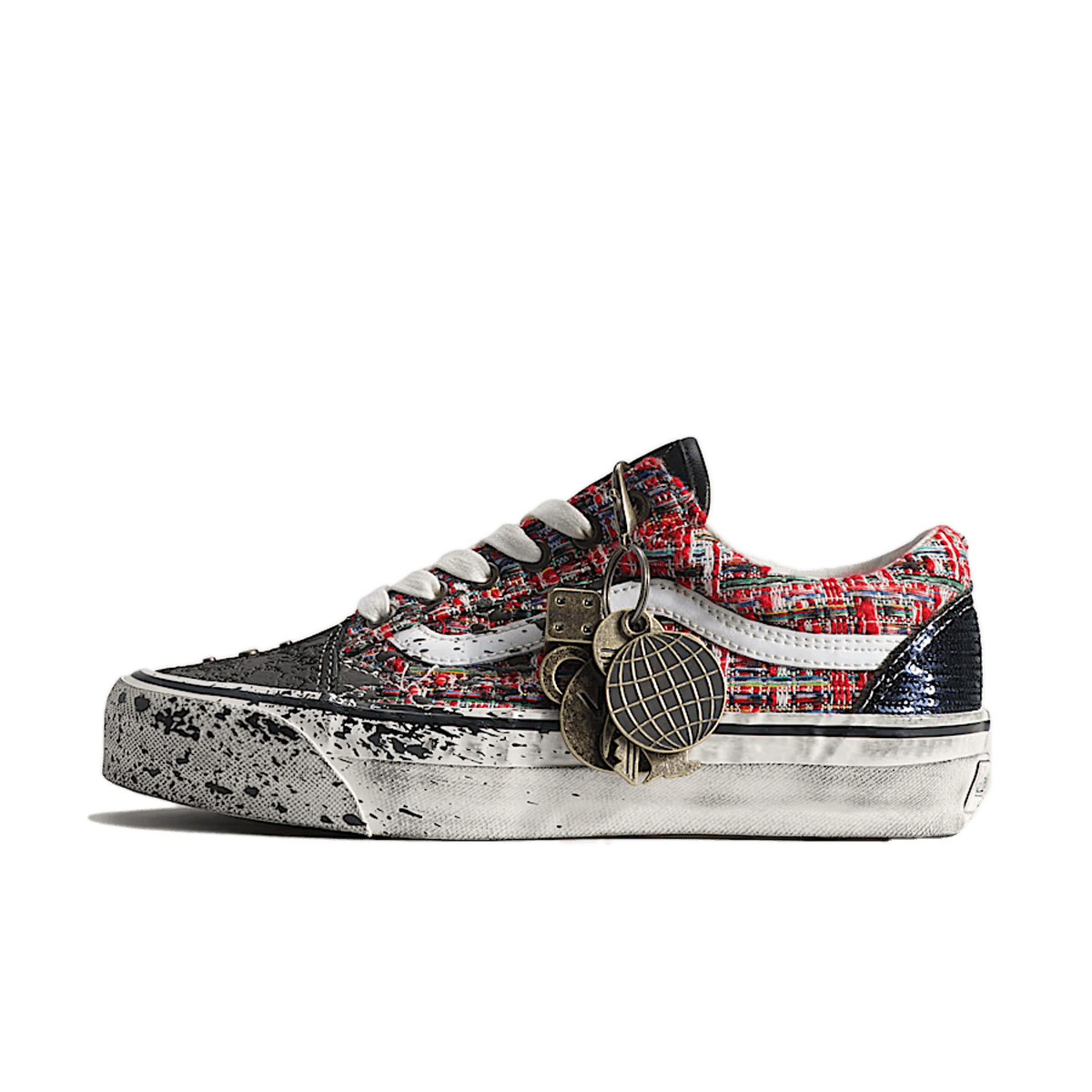 Vans Premium Old Skool 'Red & Black' - Charms Pack