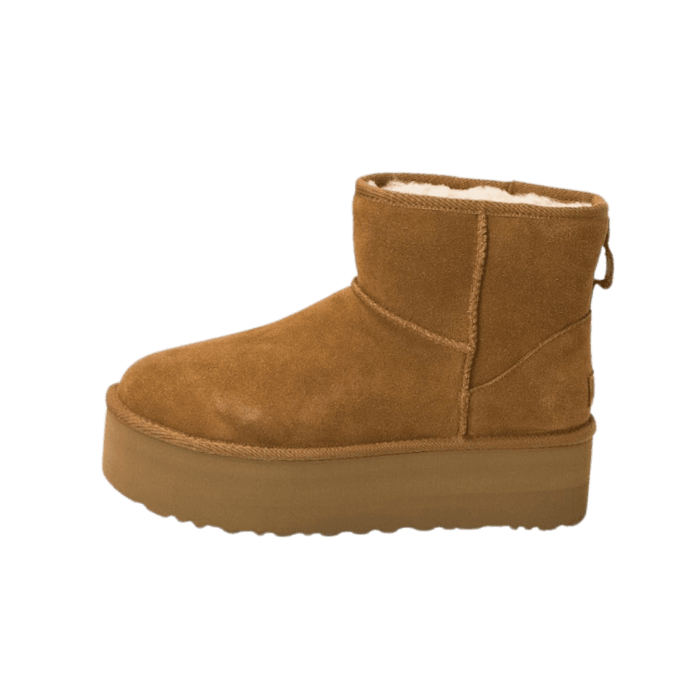 Damen Schneestiefel Braun UGG W CLASSIC MINI PLATFORM