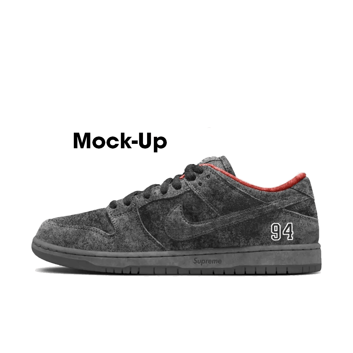 Supreme X Nike SB Dunk Low Pro 'Black' - 2025