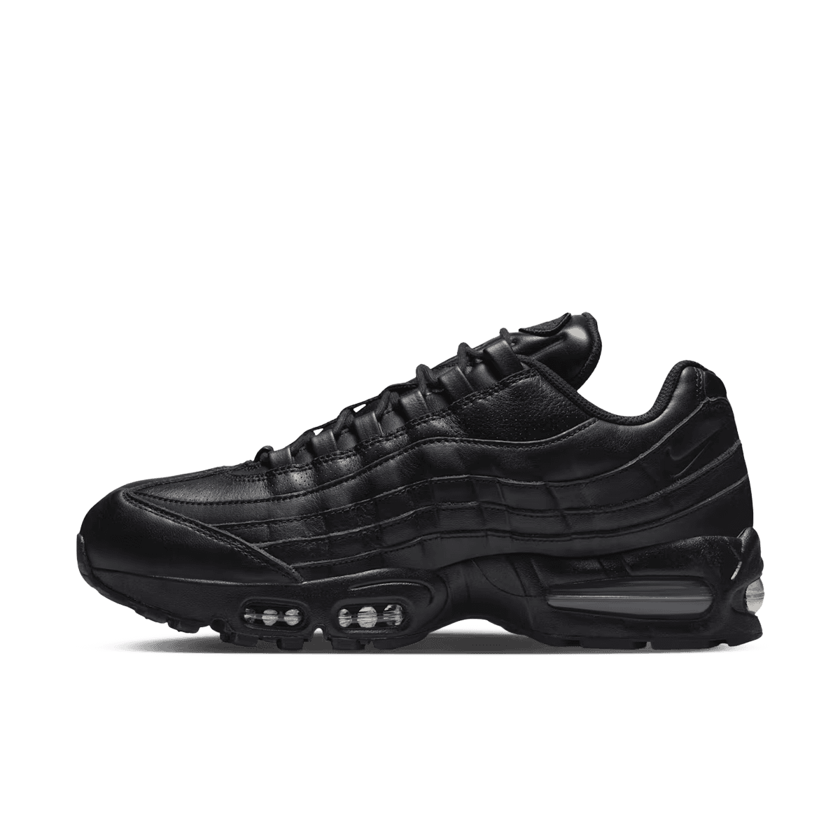 Nike Air Max 95 Big Bubble Black Leather QS 'Black'