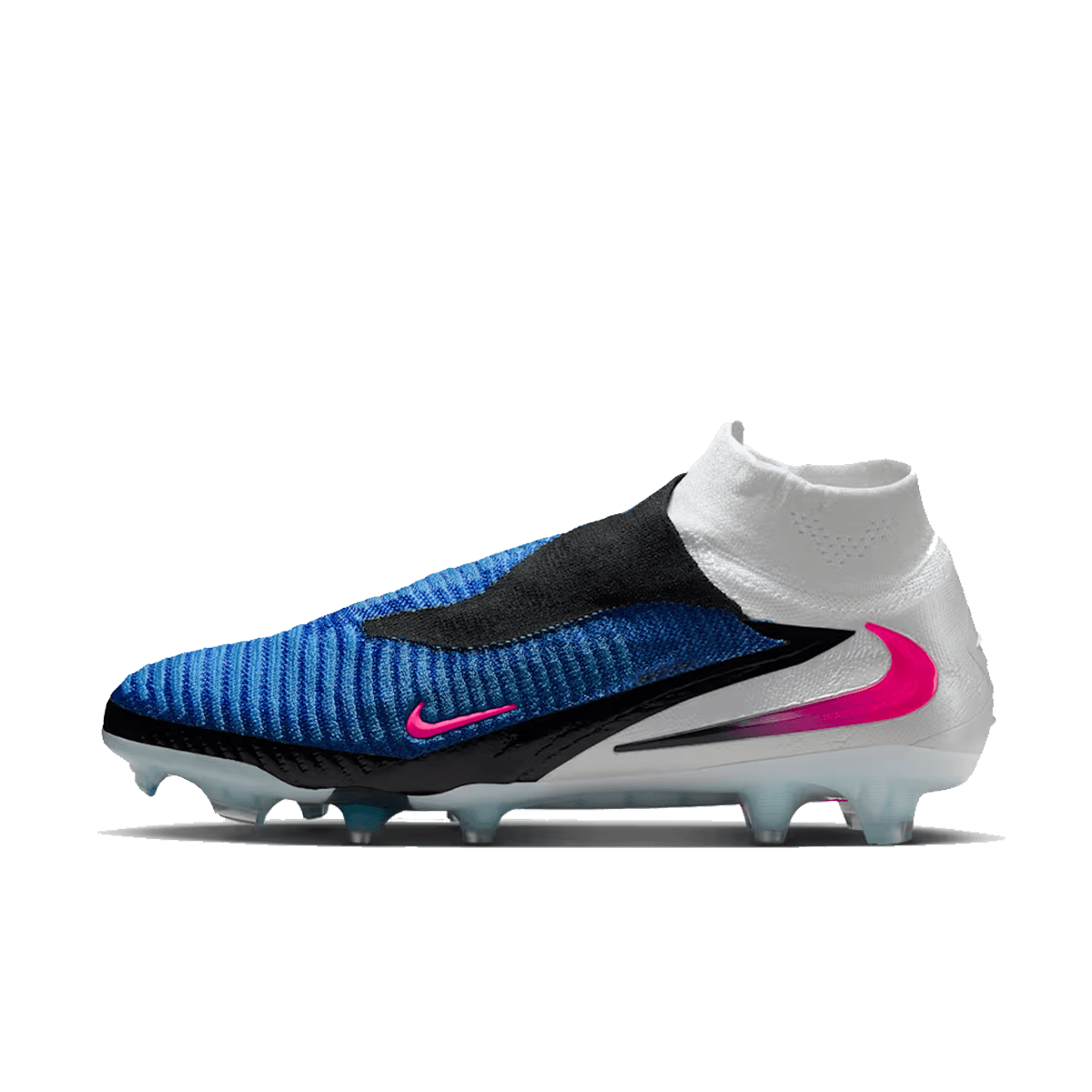 Nike Phantom 6 High Elite 'Racer Blue & Pink Blast' - Firm Ground Laceless