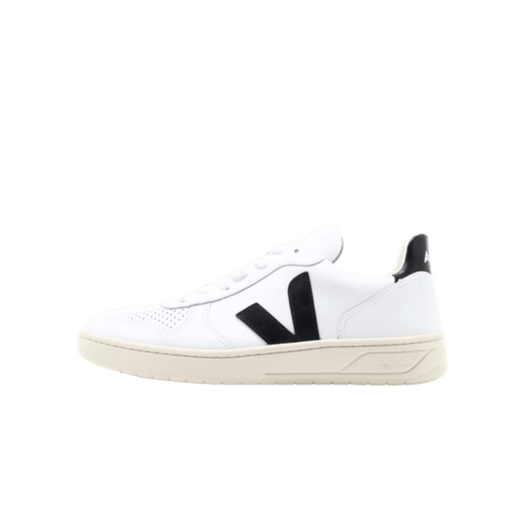Veja V10 Leather "Extra White Black"