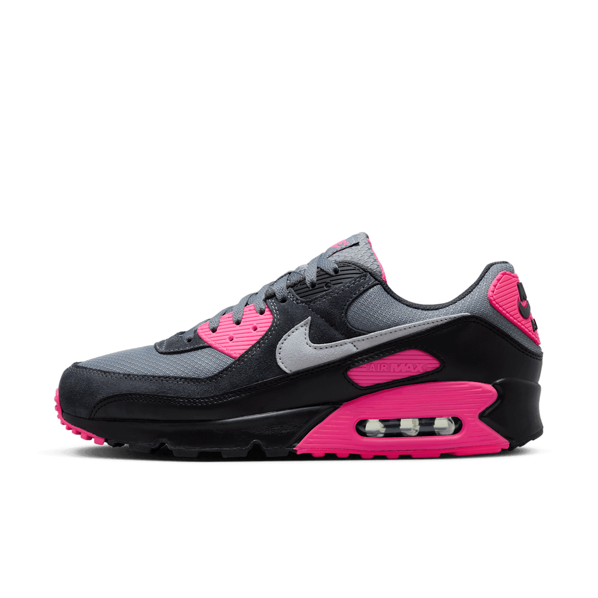 Nike Air Max 90 'Cool Grey & Hyper Pink'