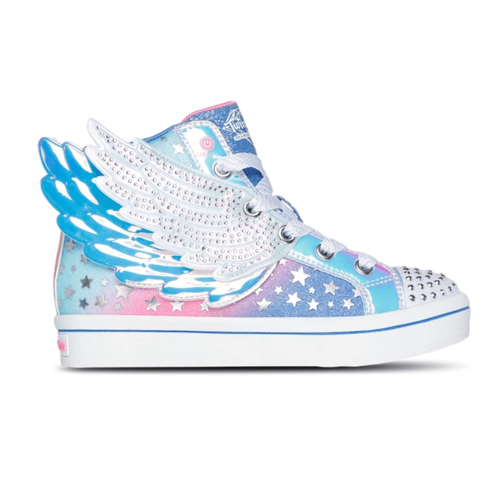 Skechers Preschool Twi-Lites 2.0 Iridescent Studded Wing High