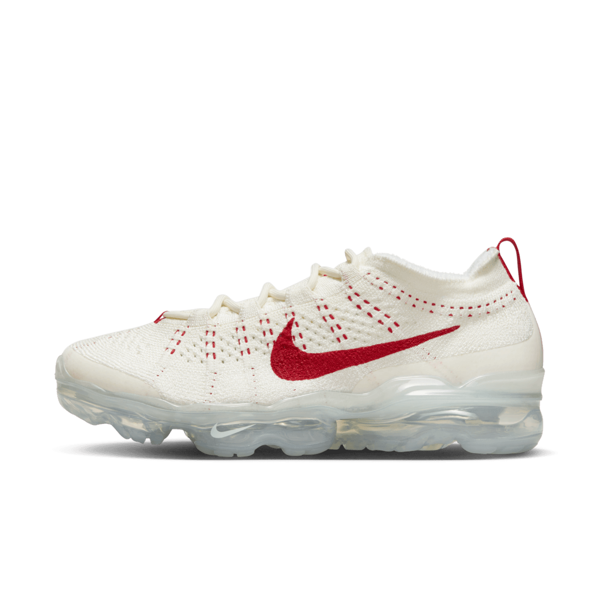 Nike air vapormax white and red sale