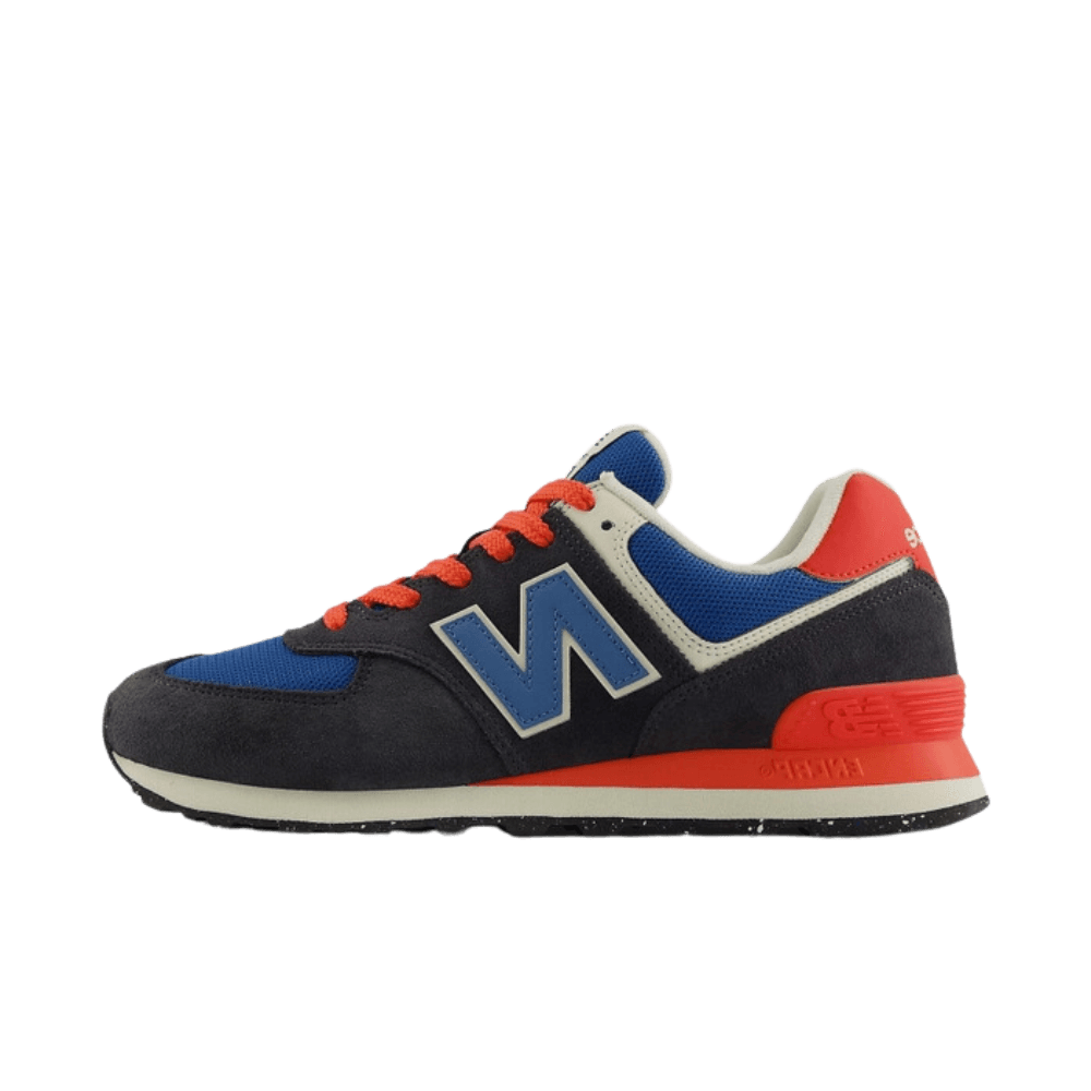 New Balance 574 'Phantom Blue Blast Red'