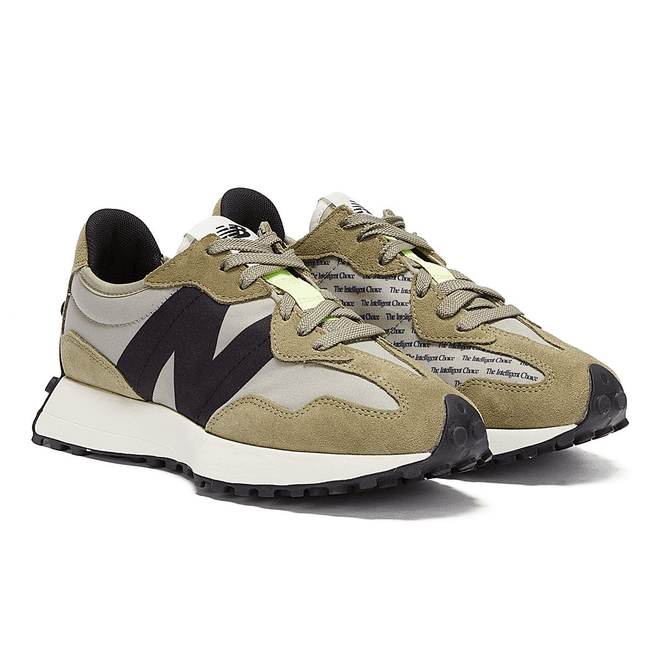 mens khaki new balance trainers